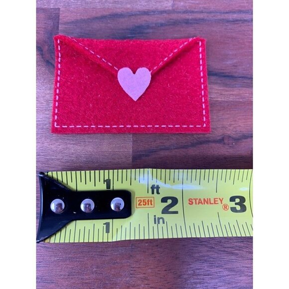 Valentine Felt Love Letters Mini Scatter Decor Miniature Red Pink Tier Tray - Picture 2 of 6